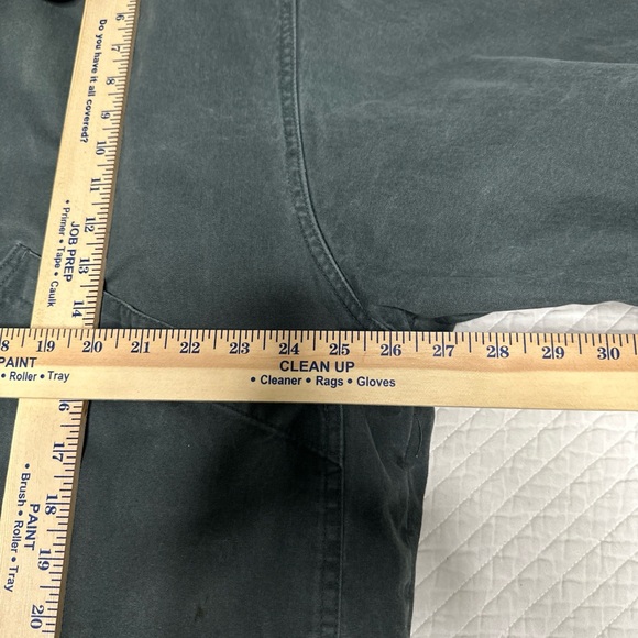 VINTAGE Eddie Bauer Chore Jacket Men L Green Goose Down Removable Liner Dad coat - Picture 4 of 16